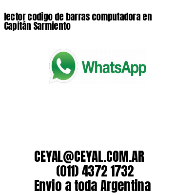 lector codigo de barras computadora en Capitán Sarmiento
