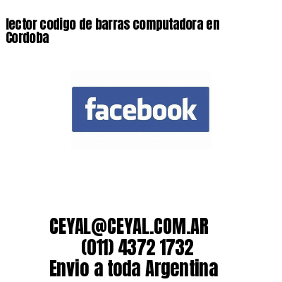 lector codigo de barras computadora en Cordoba