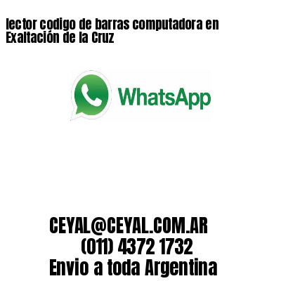lector codigo de barras computadora en Exaltación de la Cruz