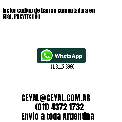 lector codigo de barras computadora en Gral. Pueyrredón