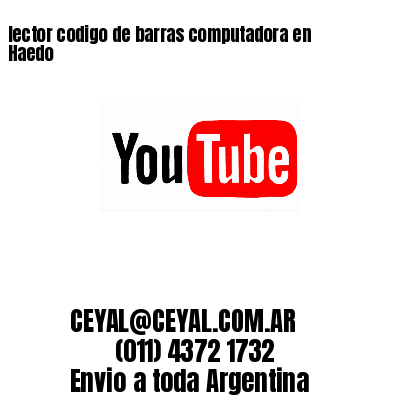 lector codigo de barras computadora en Haedo