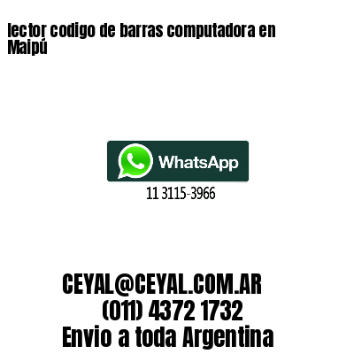 lector codigo de barras computadora en Maipú