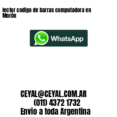 lector codigo de barras computadora en Morón