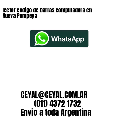lector codigo de barras computadora en Nueva Pompeya