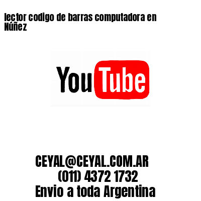 lector codigo de barras computadora en Núñez