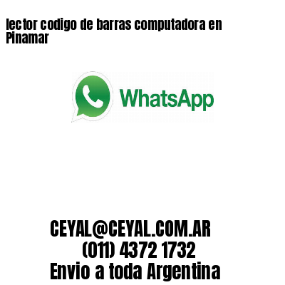 lector codigo de barras computadora en Pinamar