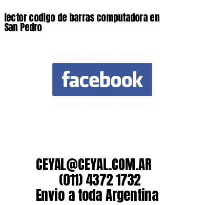 lector codigo de barras computadora en San Pedro