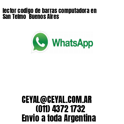 lector codigo de barras computadora en San Telmo  Buenos Aires