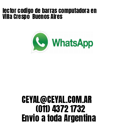 lector codigo de barras computadora en Villa Crespo  Buenos Aires