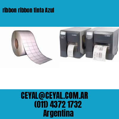 ribbon ribbon tinta Azul