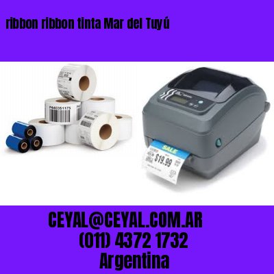 ribbon ribbon tinta Mar del Tuyú