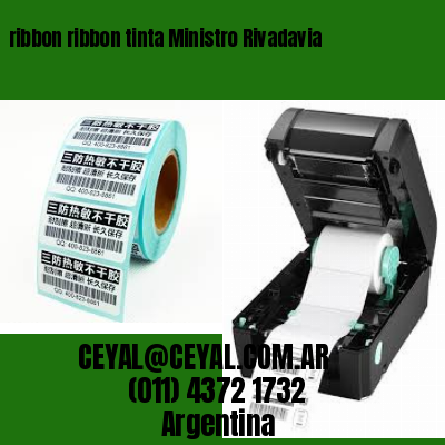 ribbon ribbon tinta Ministro Rivadavia