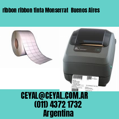 ribbon ribbon tinta Monserrat  Buenos Aires