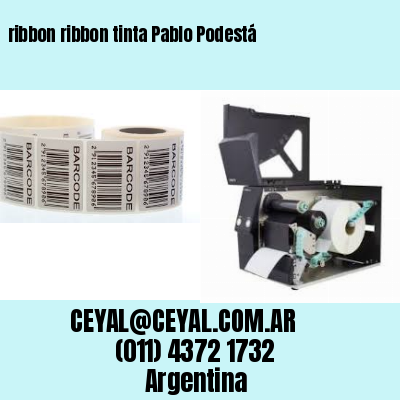 ribbon ribbon tinta Pablo Podestá