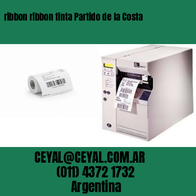 ribbon ribbon tinta Partido de la Costa