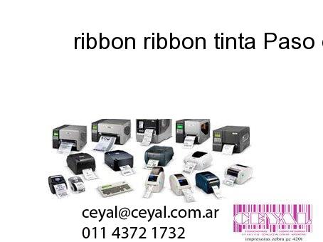 ribbon ribbon tinta Paso del Rey