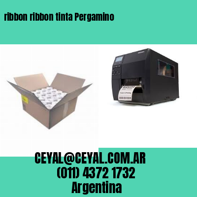 ribbon ribbon tinta Pergamino