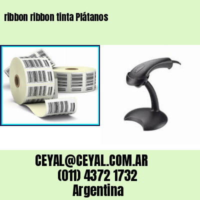 ribbon ribbon tinta Plátanos