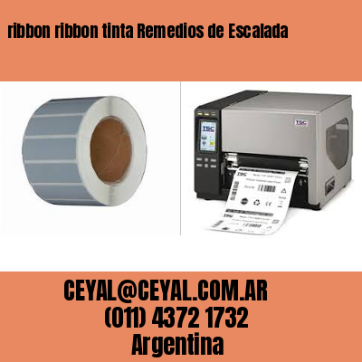 ribbon ribbon tinta Remedios de Escalada