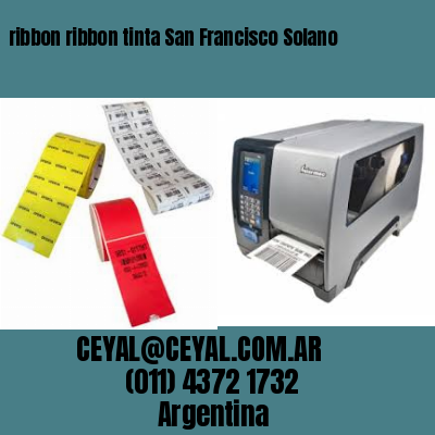 ribbon ribbon tinta San Francisco Solano