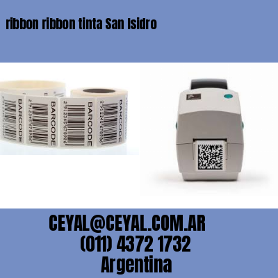 ribbon ribbon tinta San Isidro
