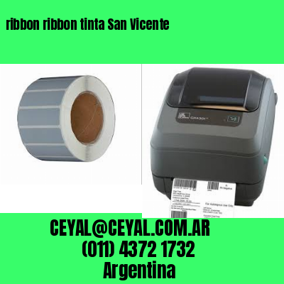 ribbon ribbon tinta San Vicente