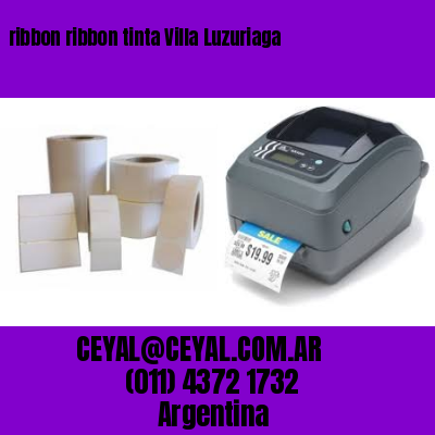 ribbon ribbon tinta Villa Luzuriaga