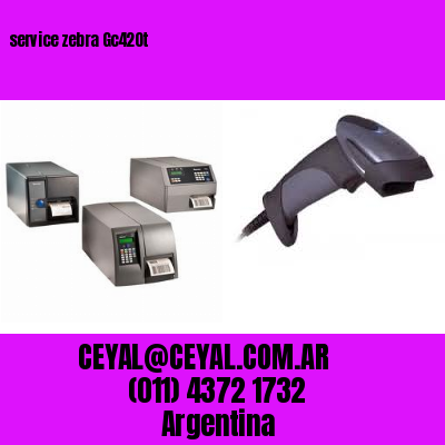 service zebra Gc420t