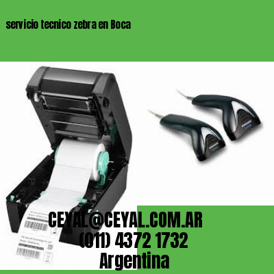 servicio tecnico zebra en Boca