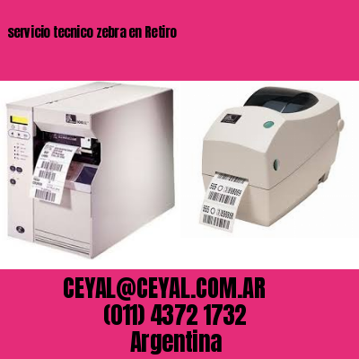 servicio tecnico zebra en Retiro