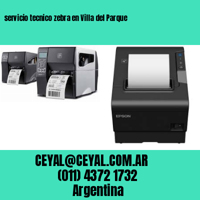 servicio tecnico zebra en Villa del Parque