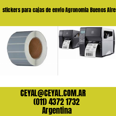 stickers para cajas de envio Agronomia Buenos Aires