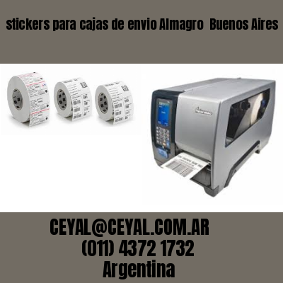 stickers para cajas de envio Almagro  Buenos Aires