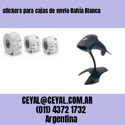 stickers para cajas de envio Bahía Blanca