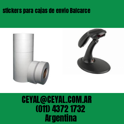 stickers para cajas de envio Balcarce