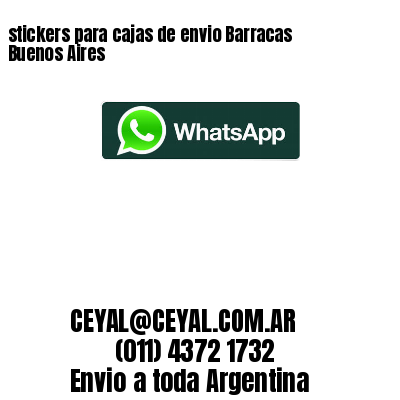 stickers para cajas de envio Barracas  Buenos Aires
