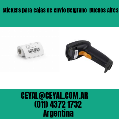 stickers para cajas de envio Belgrano  Buenos Aires