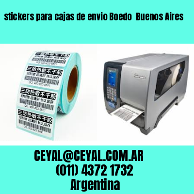 stickers para cajas de envio Boedo  Buenos Aires