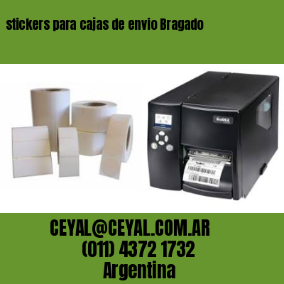 stickers para cajas de envio Bragado