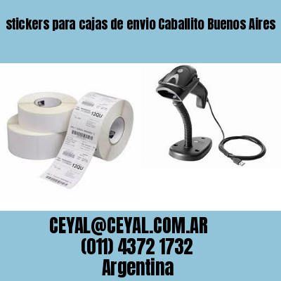 stickers para cajas de envio Caballito Buenos Aires