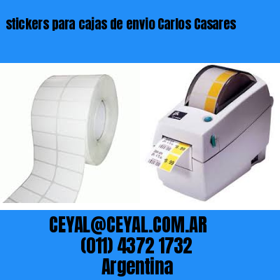 stickers para cajas de envio Carlos Casares