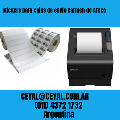 stickers para cajas de envio Carmen de Areco