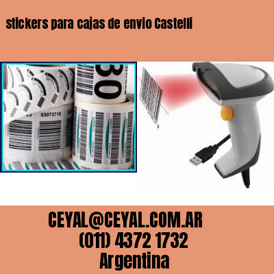 stickers para cajas de envio Castelli