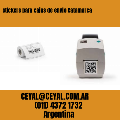 stickers para cajas de envio Catamarca