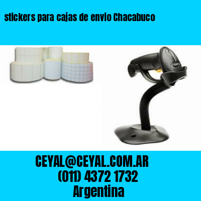 stickers para cajas de envio Chacabuco