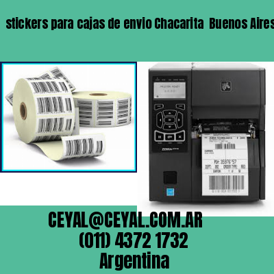stickers para cajas de envio Chacarita  Buenos Aires