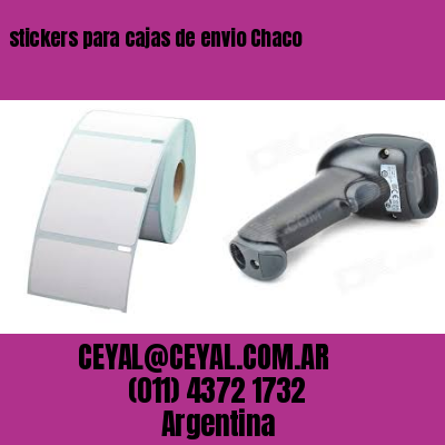 stickers para cajas de envio Chaco