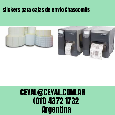 stickers para cajas de envio Chascomús