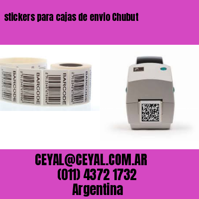 stickers para cajas de envio Chubut