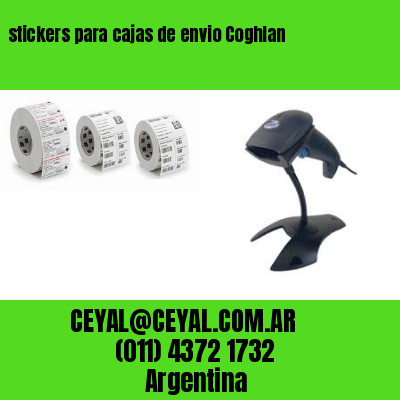 stickers para cajas de envio Coghlan